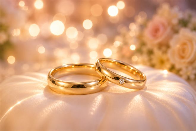 結婚指輪のテンプレート画像を使った問題例